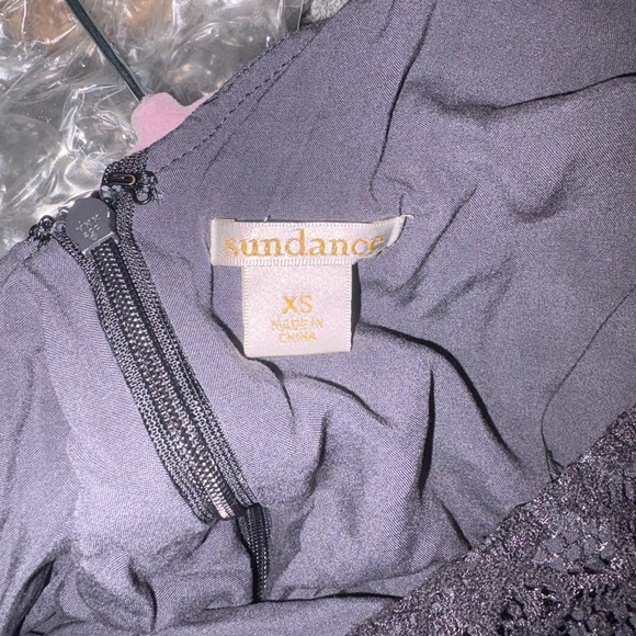 Sundance Elegant Black Lace Dress - Picture 2 of 2